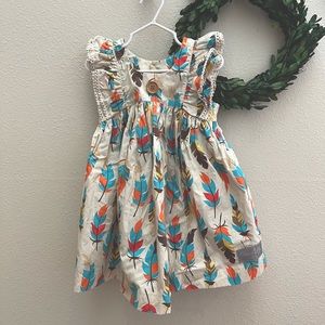 Eleanor Rose Feather Dress